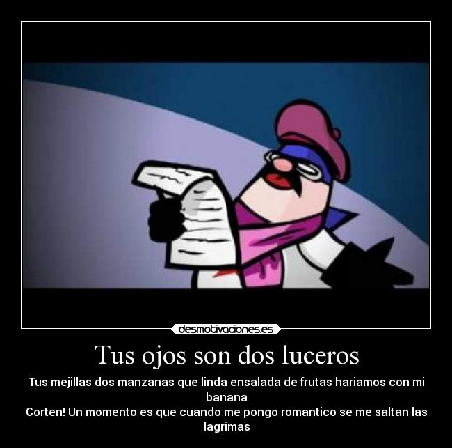 Tus ojos son dos luceros -