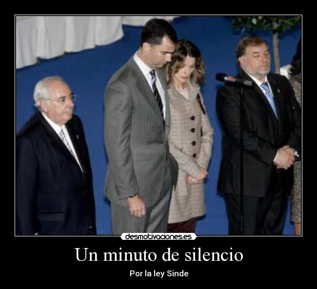 Un minuto de silencio -