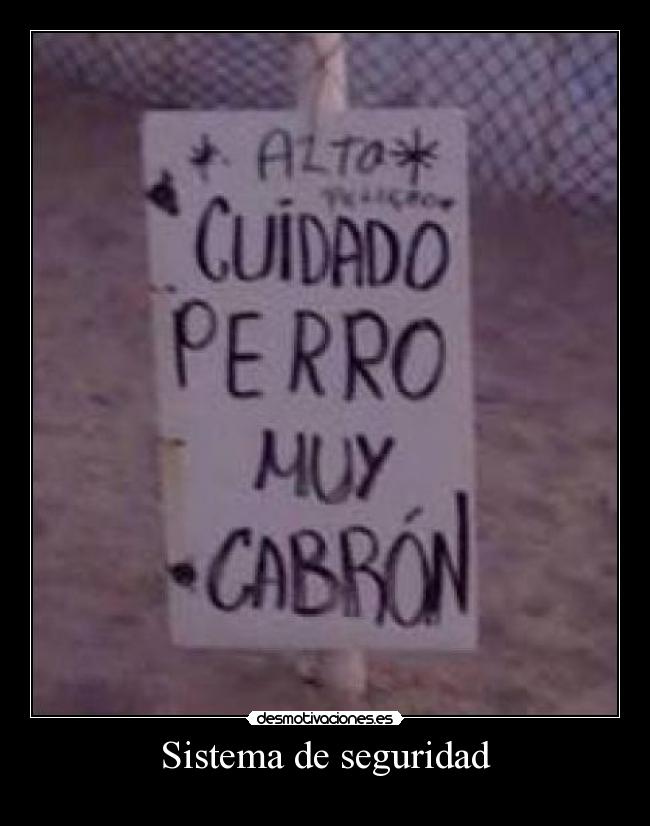 Sistema de seguridad -