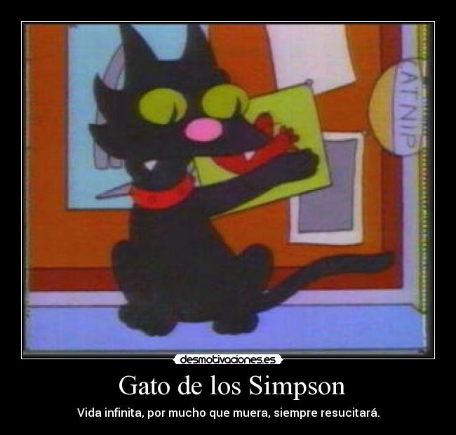 Gato de los Simpson -