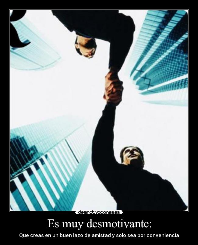 Es muy desmotivante: -