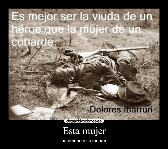 Esta mujer -