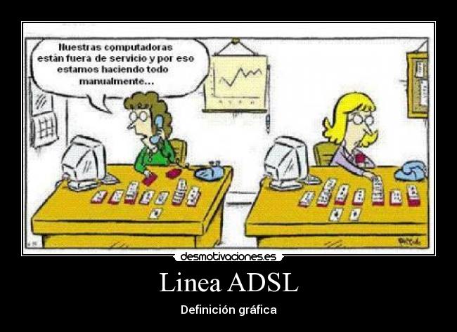 Linea ADSL - Definición gráfica