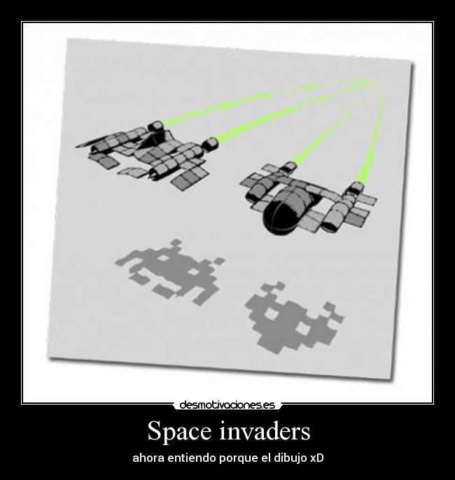 Space invaders - ahora entiendo porque el dibujo xD