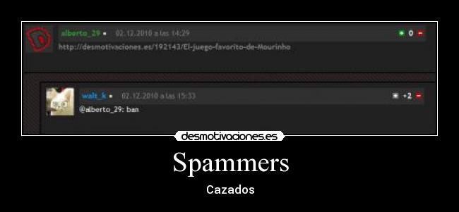 Spammers - Cazados