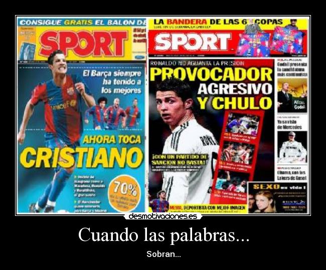 Cuando las palabras... -