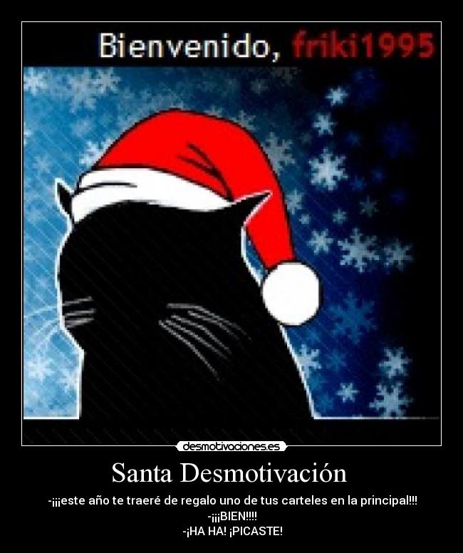 carteles santa desmotivacion desmotivaciones