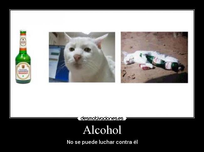 carteles alcohol desmotivaciones