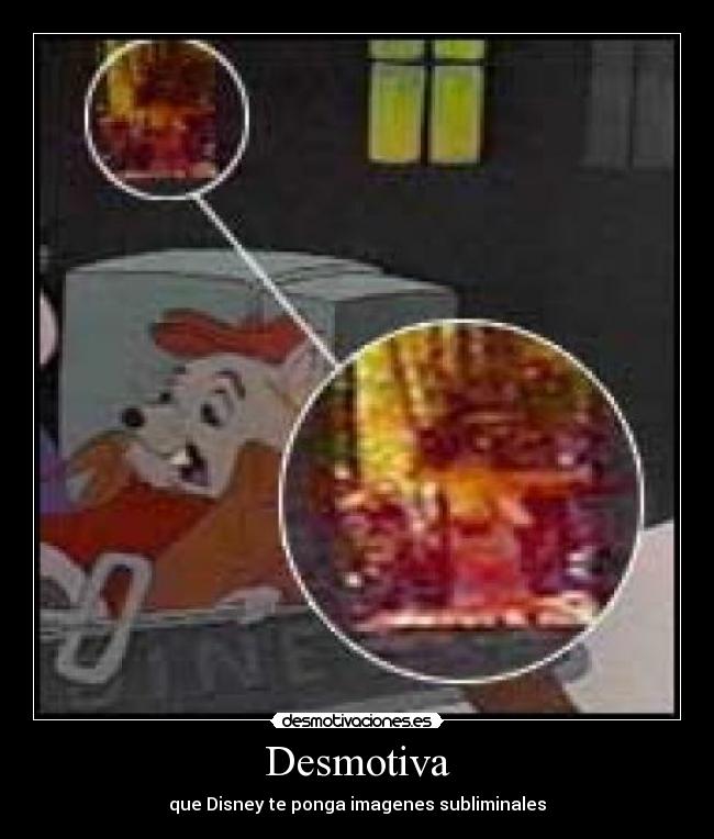 Desmotiva - que Disney te ponga imagenes subliminales