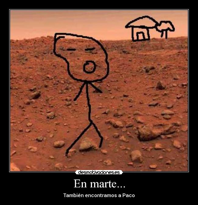 En marte... -