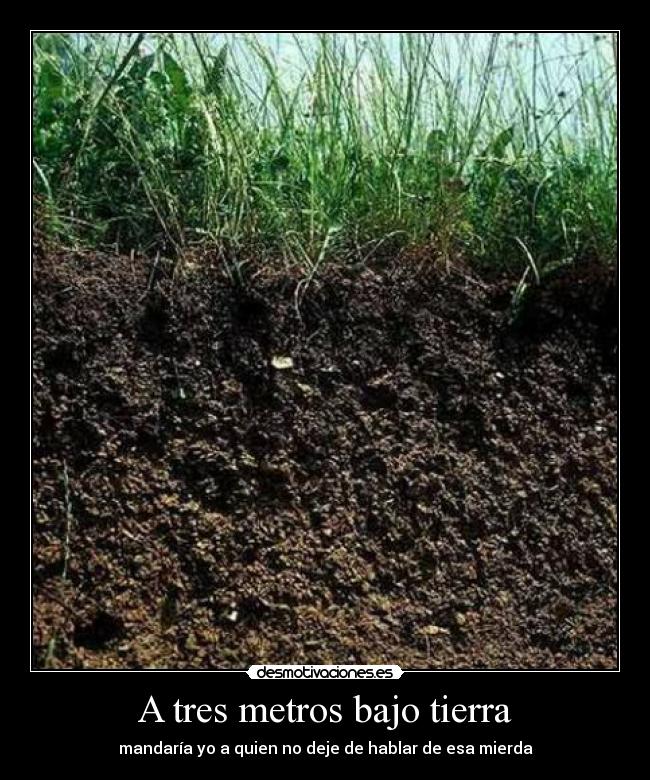 A tres metros bajo tierra -