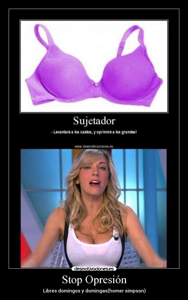 Stop Opresión - Libres domingos y domingas(homer simpson)