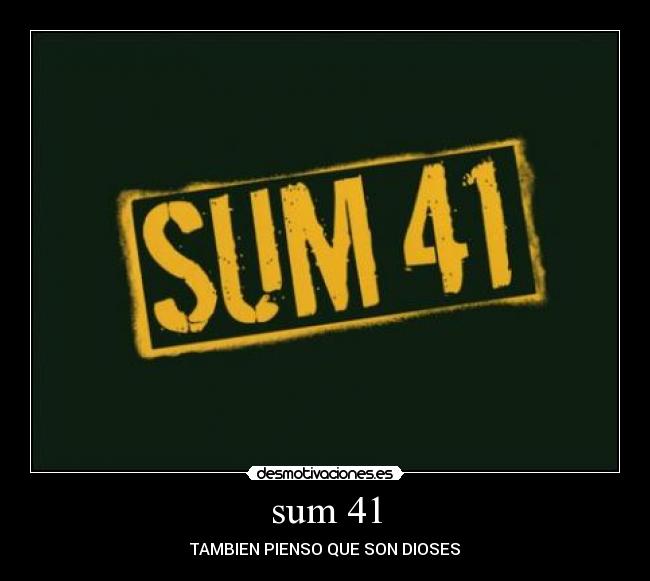 sum 41 -