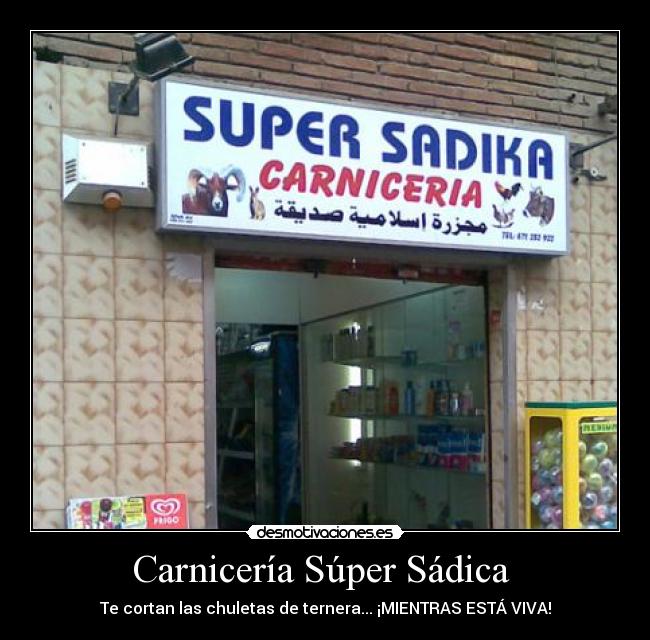 Carnicería Súper Sádica - Te cortan las chuletas de ternera... ¡MIENTRAS ESTÁ VIVA!