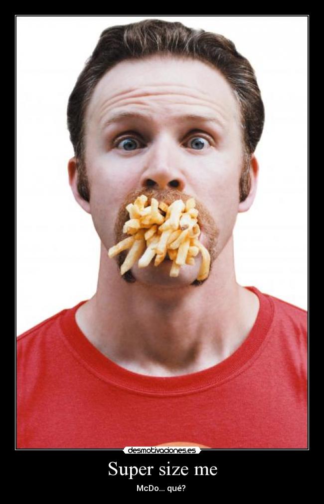 carteles super size desmotivaciones