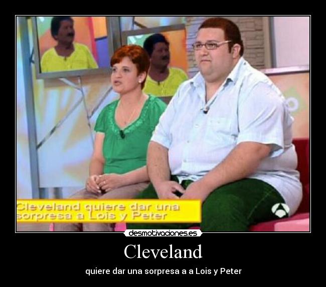 Cleveland - quiere dar una sorpresa a a Lois y Peter