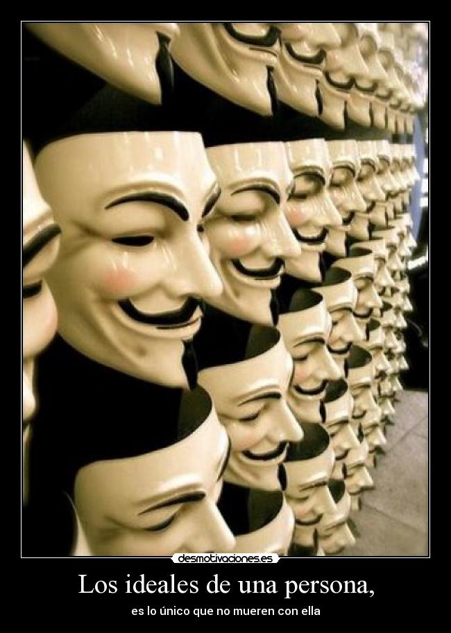 Los ideales de una persona, -