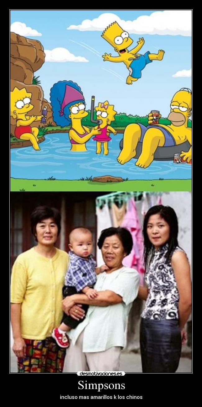 Simpsons - incluso mas amarillos k los chinos