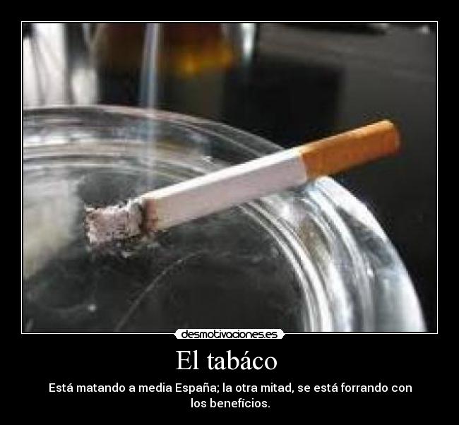 El tabáco  - 