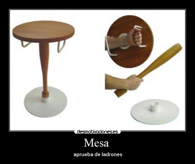 Mesa - aprueba de ladrones