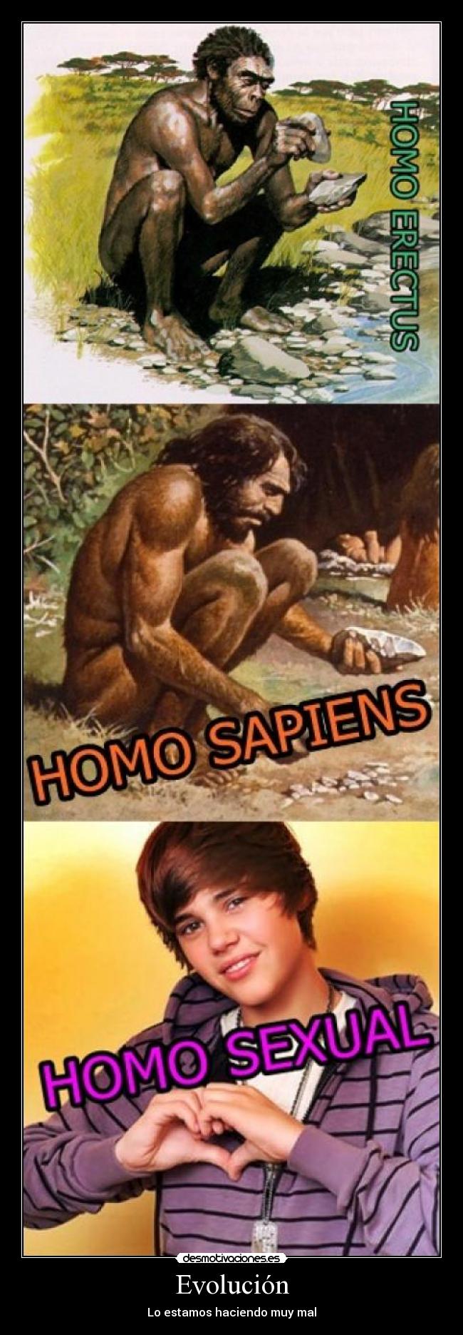 Evolución - Lo estamos haciendo muy mal