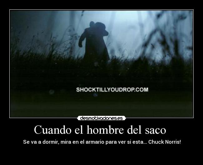 Cuando el hombre del saco -