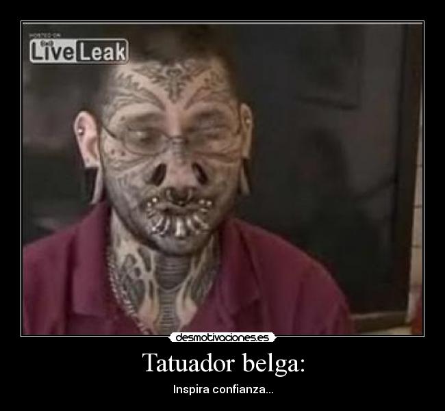 Tatuador belga: - 