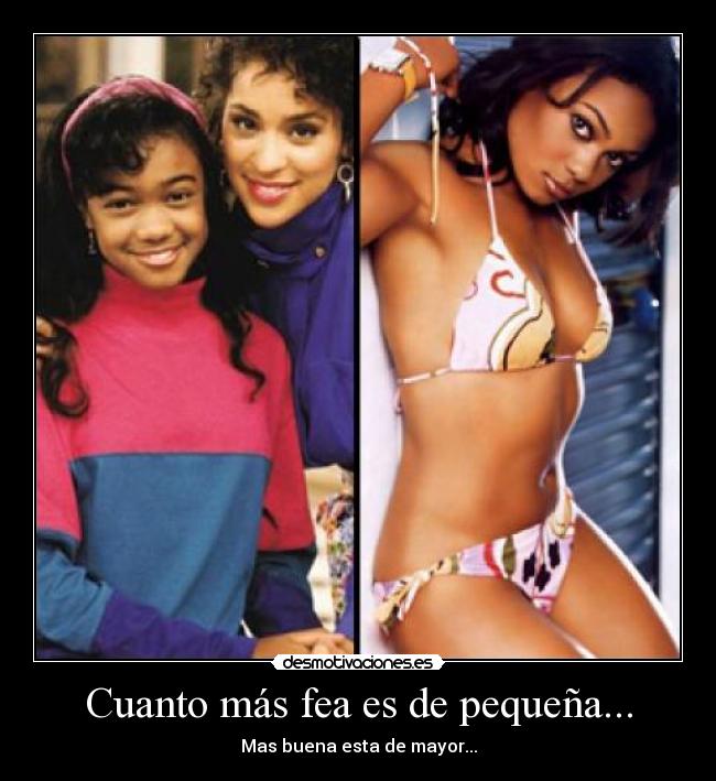 Cuanto más fea es de pequeña... - 