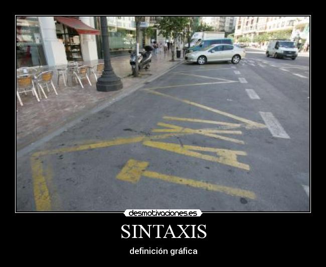 SINTAXIS - definición gráfica
