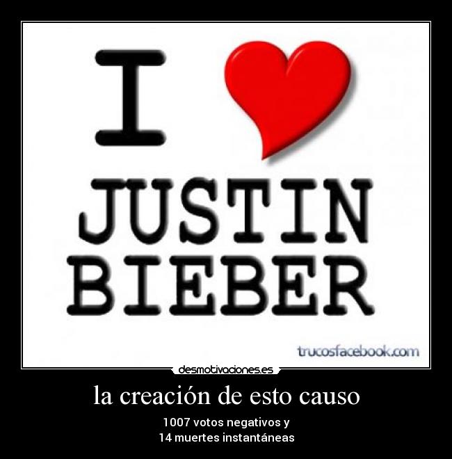 la creación de esto causo -