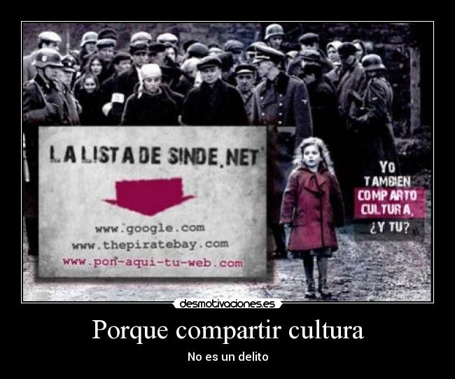 Porque compartir cultura - No es un delito