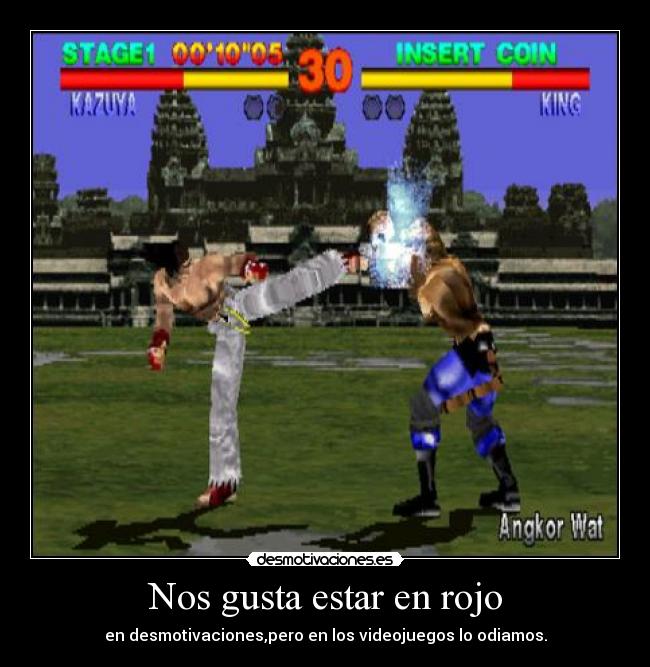 Nos gusta estar en rojo - 