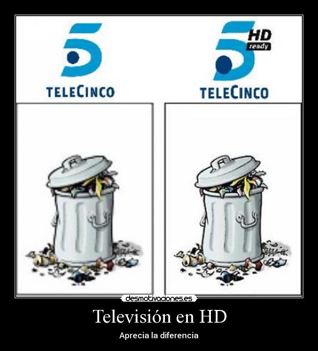 Televisión en HD - Aprecia la diferencia
