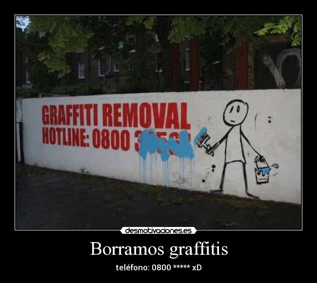 Borramos graffitis -