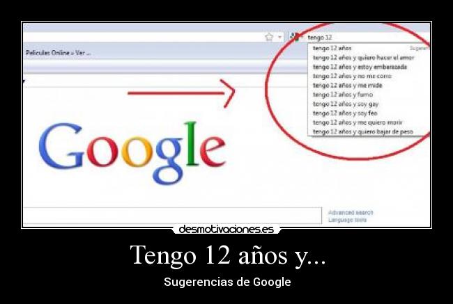 Tengo 12 años y... -