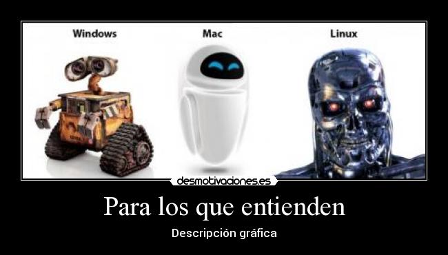 Para los que entienden -