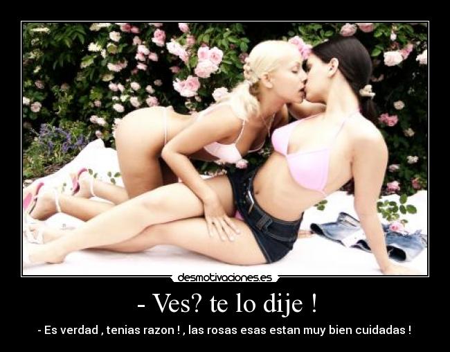 - Ves? te lo dije ! - 