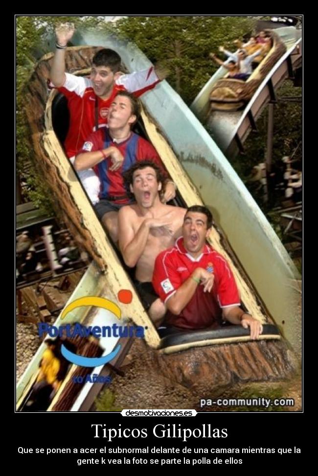 Tipicos Gilipollas - Que se ponen a acer el subnormal delante de una camara mientras que la
gente k vea la foto se parte la polla de ellos