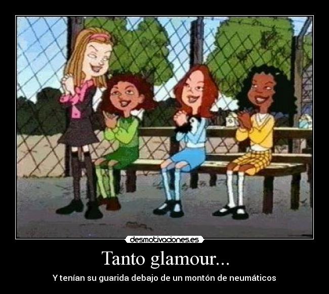 carteles ashleys glamour neumaticos banda del patio desmotivaciones