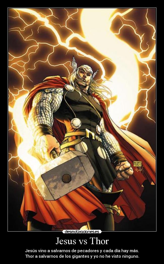 Jesus vs Thor -