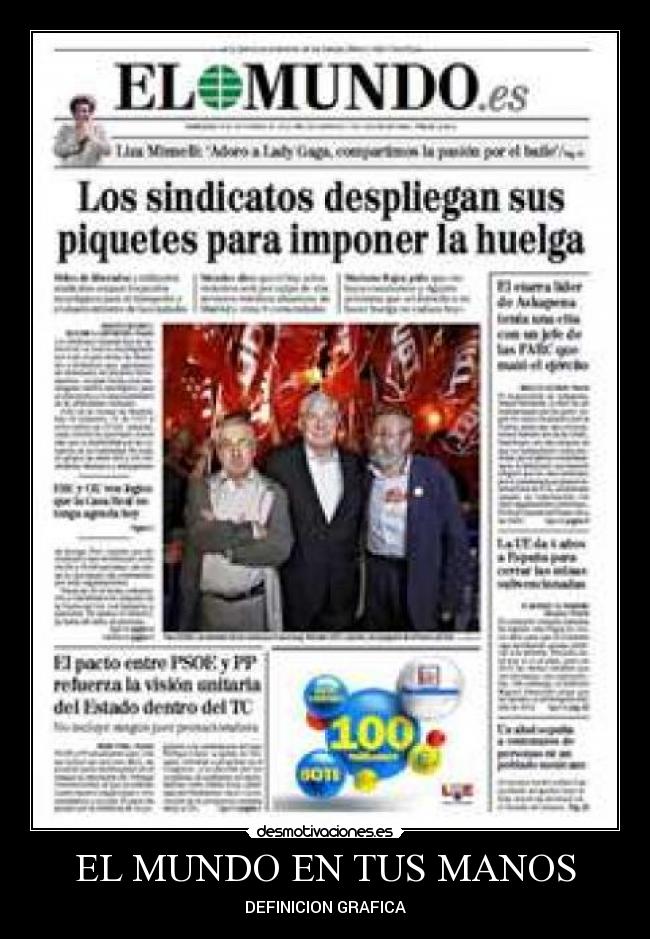 EL MUNDO EN TUS MANOS - 