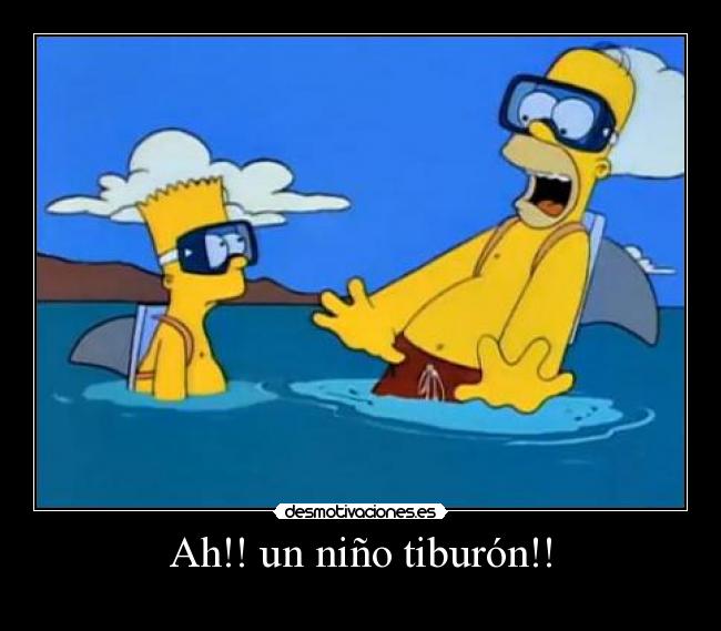 Ah!! un niño tiburón!! -