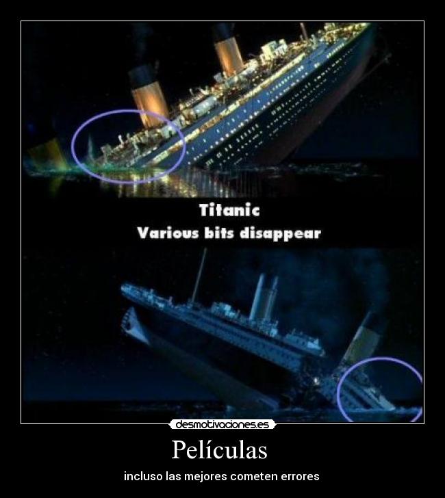 Películas  - incluso las mejores cometen errores 