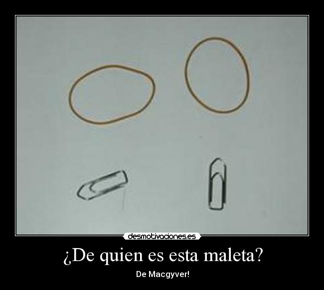 ¿De quien es esta maleta? - 