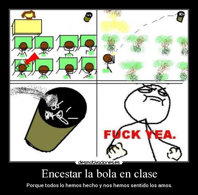 Encestar la bola en clase - 