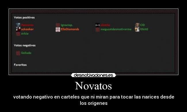 Novatos -