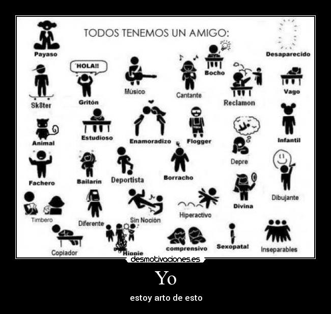 Yo - estoy arto de esto