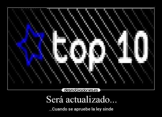 Será actualizado... - ...Cuando se apruebe la ley sinde