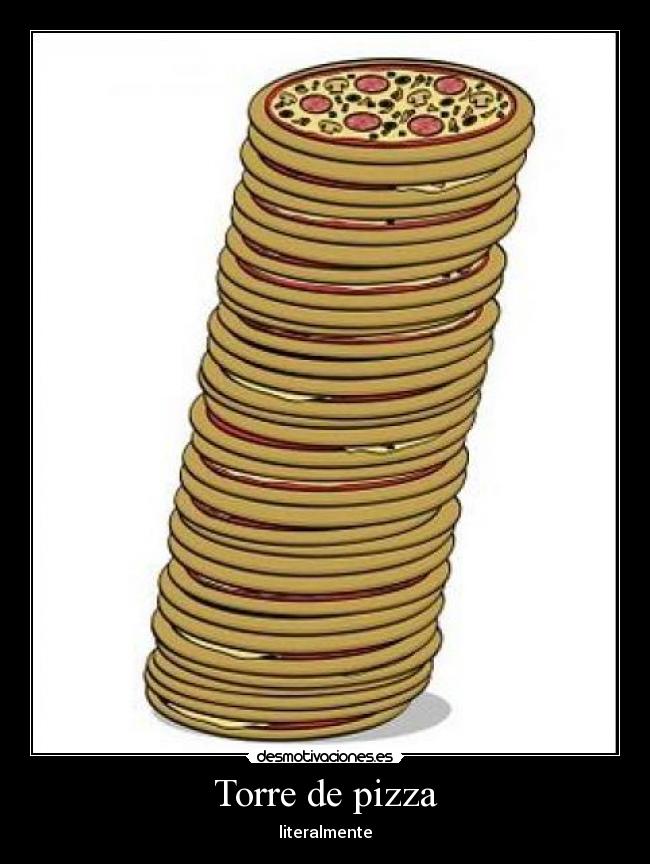 Torre de pizza - 