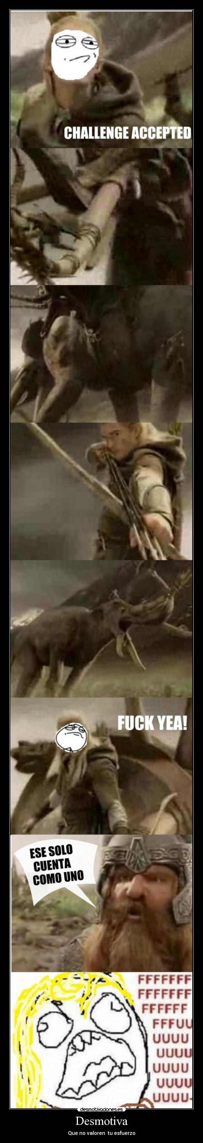 Desmotiva - Que no valoren tu esfuerzo